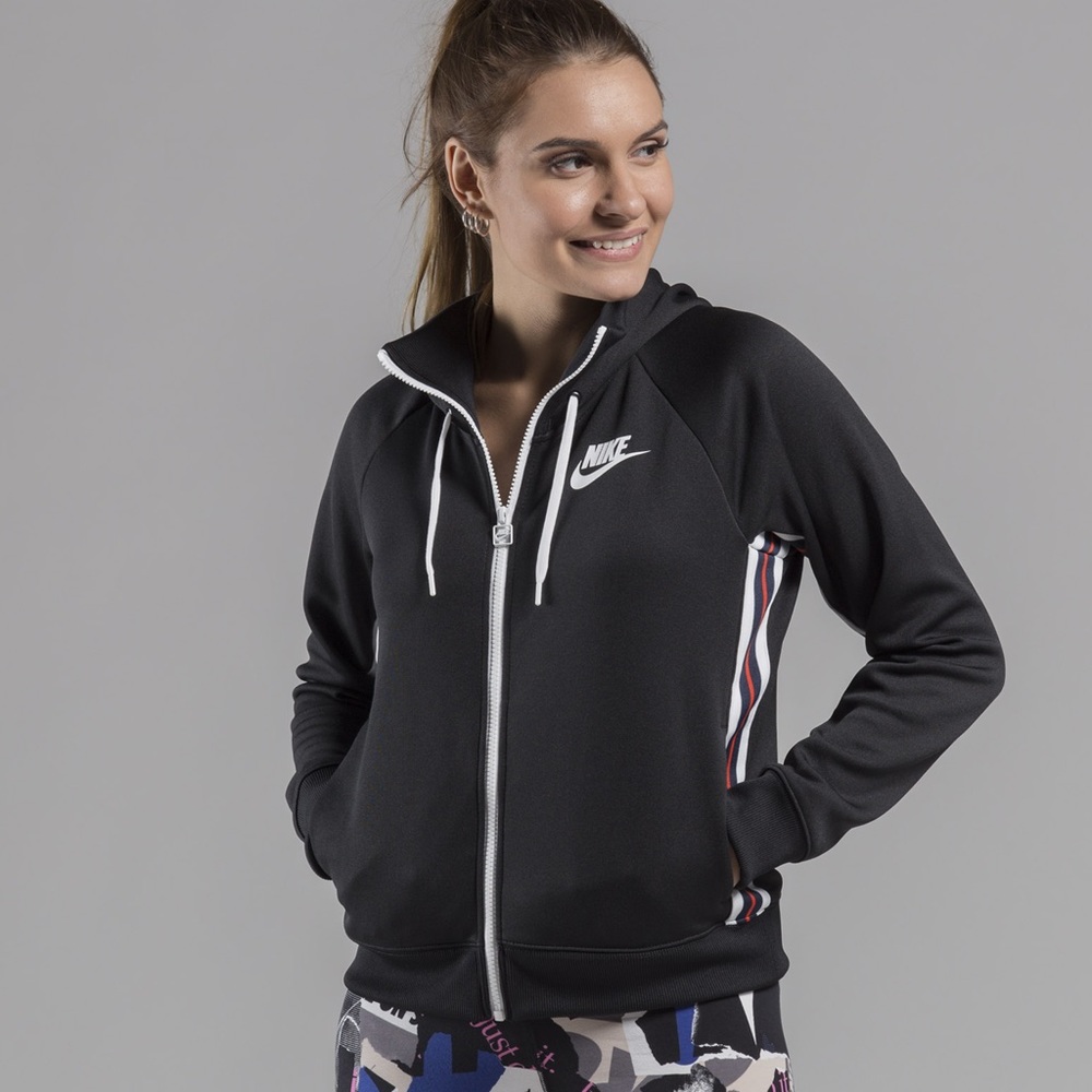 Nike Striped Track Suit Jacket